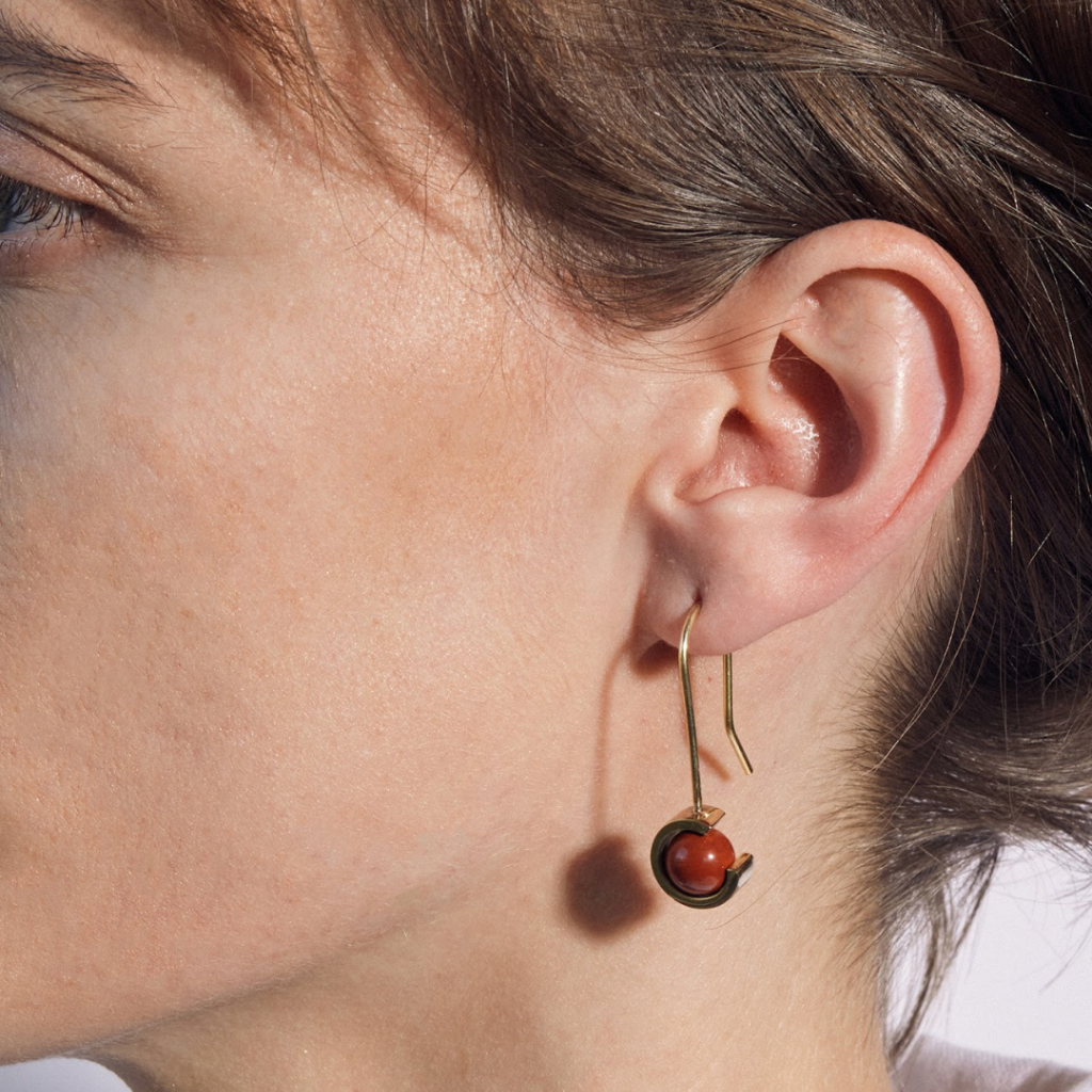 Brass Swing Earring