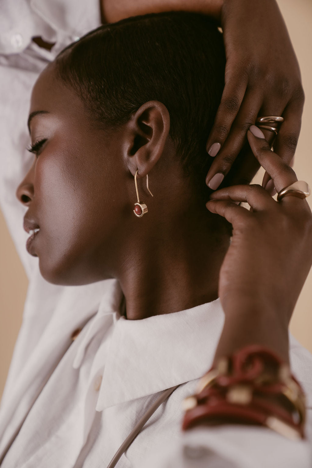 Brass Swing Earring