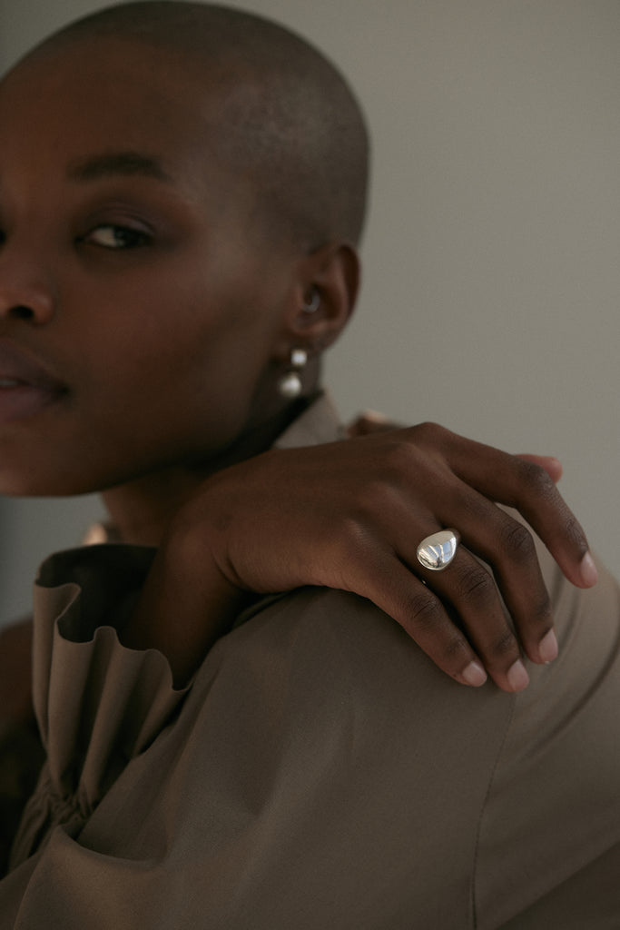 Silver Wave Ring