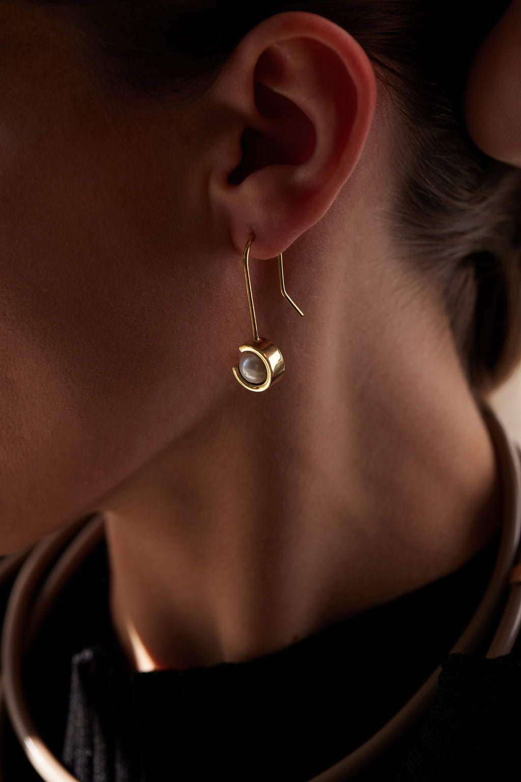 Brass Swing Earring