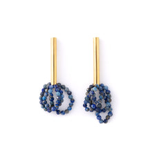Brass Short Celestia Earrings