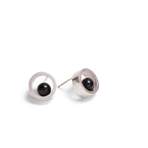 Silver African Sunrise Earring