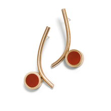 Brass Slide Earring