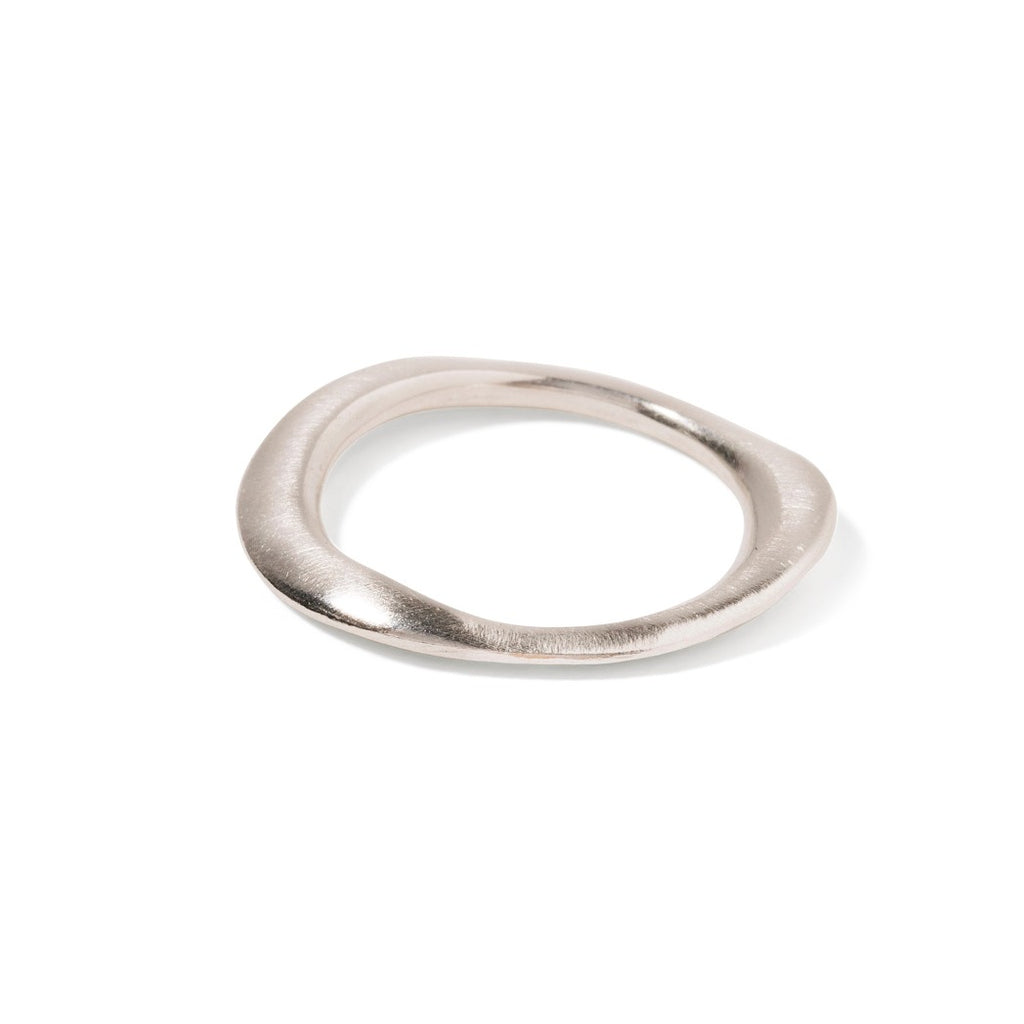 Silver Curve Ring