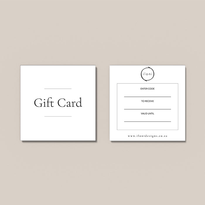 Iloni Gift Voucher