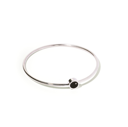 Silver Small Starlight Bangle