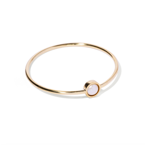 Brass Mabé Bangle