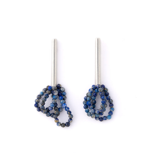 Silver Short Celestia Earrings