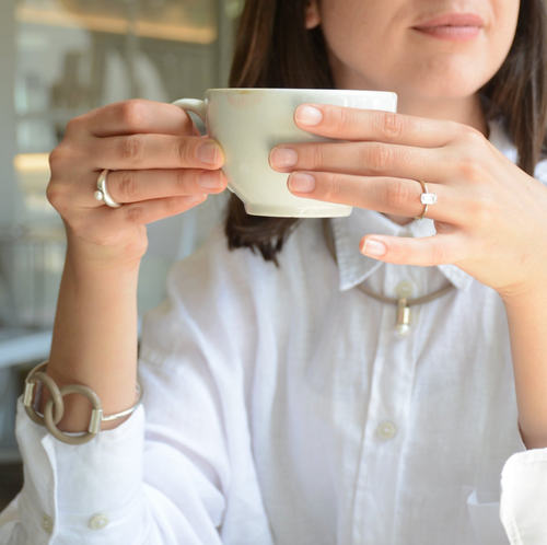 Silver Mirage Bangle