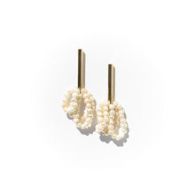 Load image into Gallery viewer, Brass Short Celestia Earrings