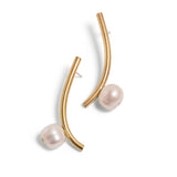 Slide earring with Pearl