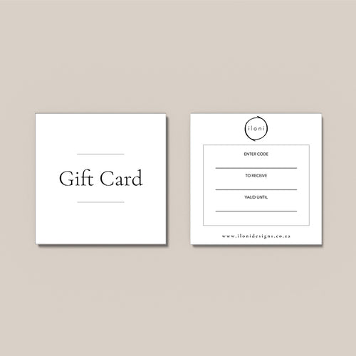 Iloni Gift Voucher